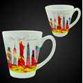 12 Oz. Sublimation Tapered Bistro Mug